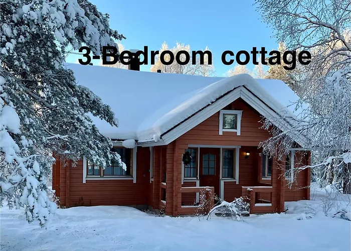 Log Cottages In 10 Min From Santa Claus Village-Sauna&Freeparking